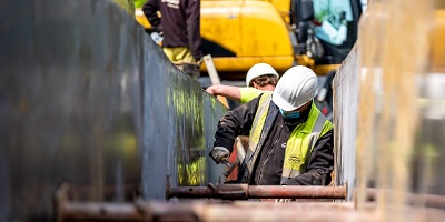 Site with Worker