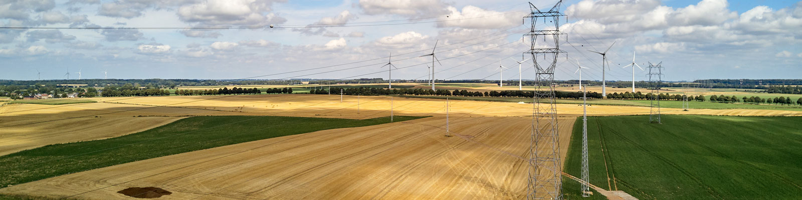 Landscape with pylon