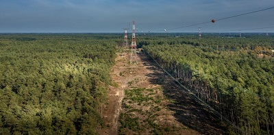 Landscape with pylon