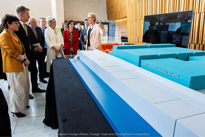 Presentation of Princess Elisabeth Island during Belgian economic mission to Norway